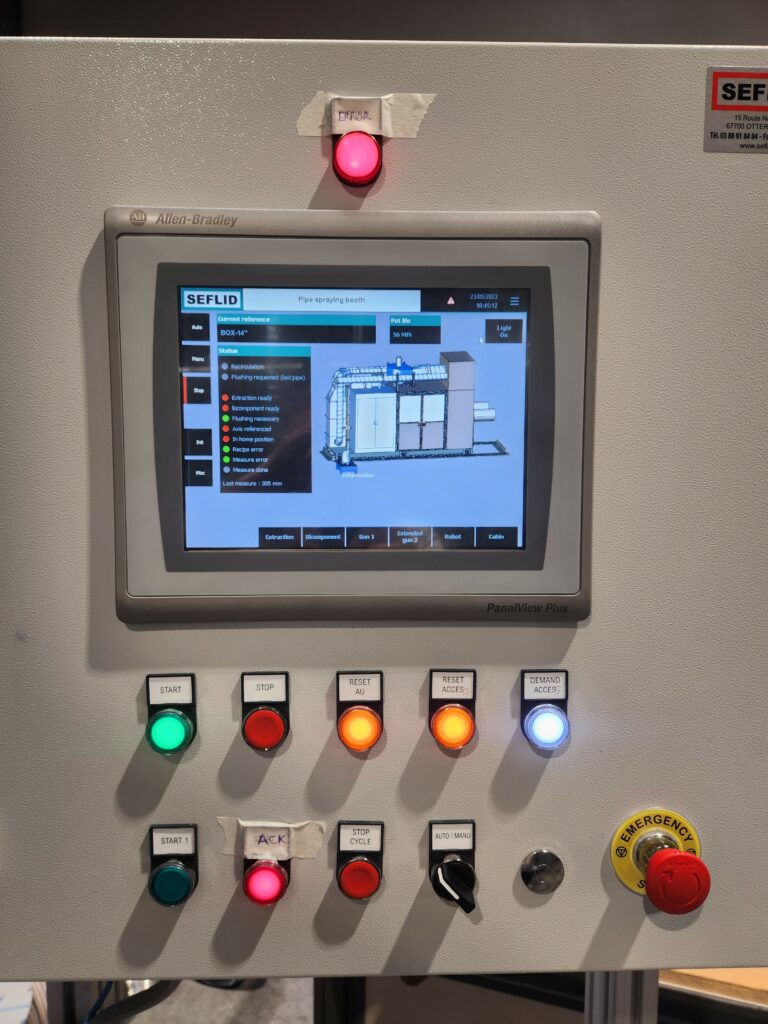 Pupitre opérateur avec écran tactile Panel View 7"